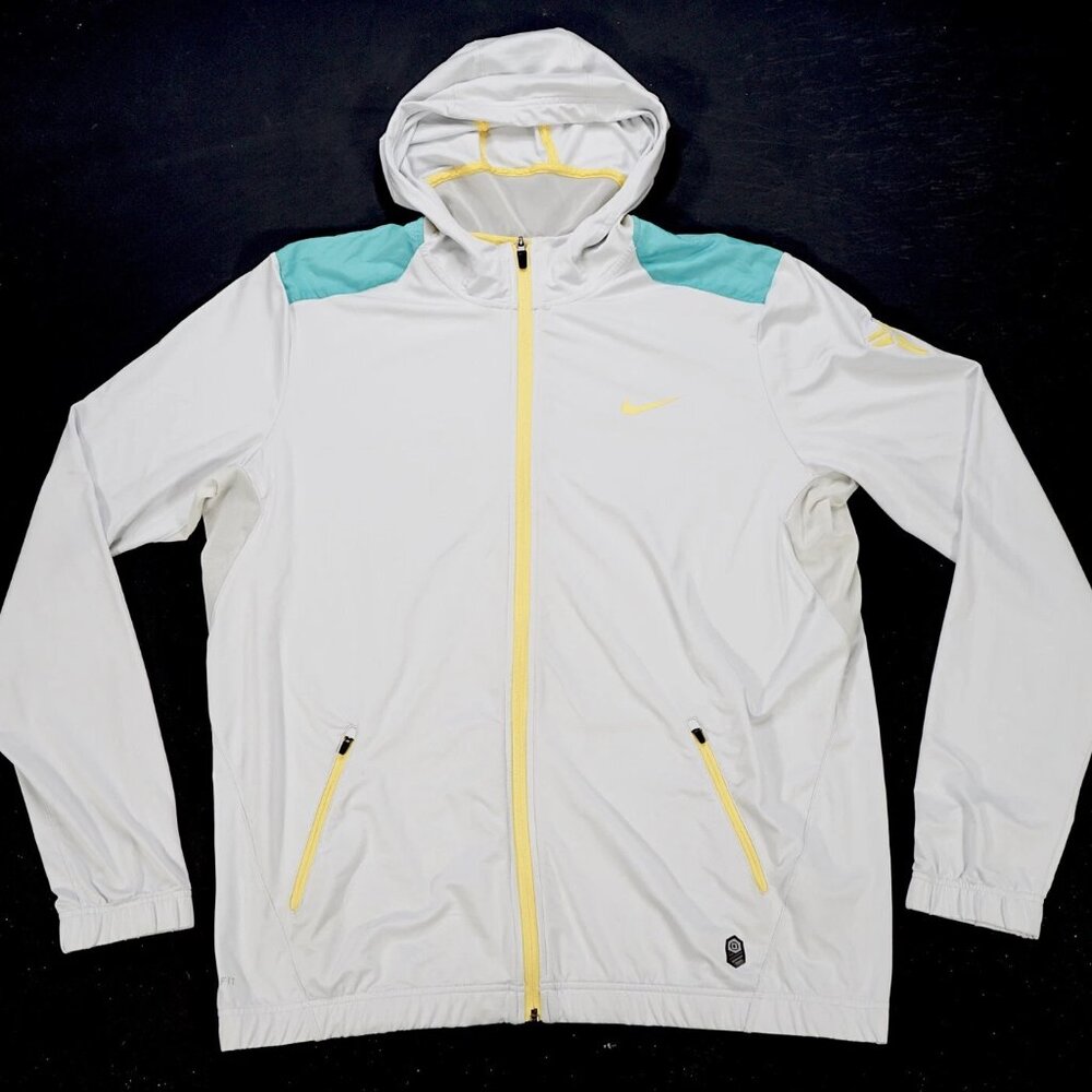Rare Vintage NIKE Dri Fit Kobe Bryant Mamba Swoosh Windbreaker Jacket 2010s I Lg